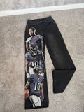 Tapestry Patch Jeans