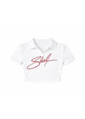 Hand Signature Rhinestoned Top