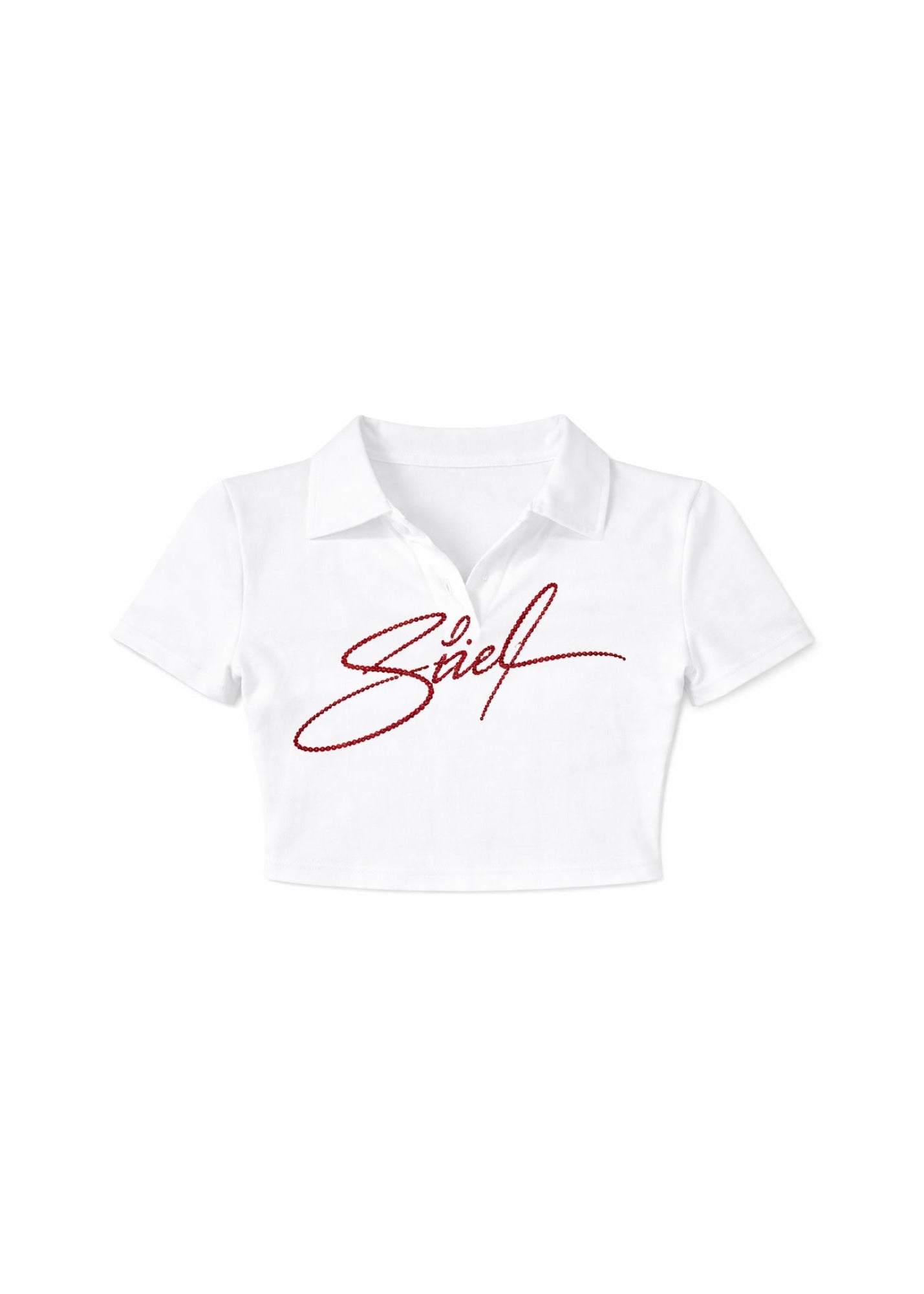 Hand Signature Rhinestoned Top