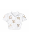 All Over Rhinestoned Outline Numbers
