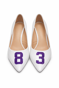Rhinestoned Number Heels