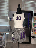 Back Out Top & Boxer Shorts Set